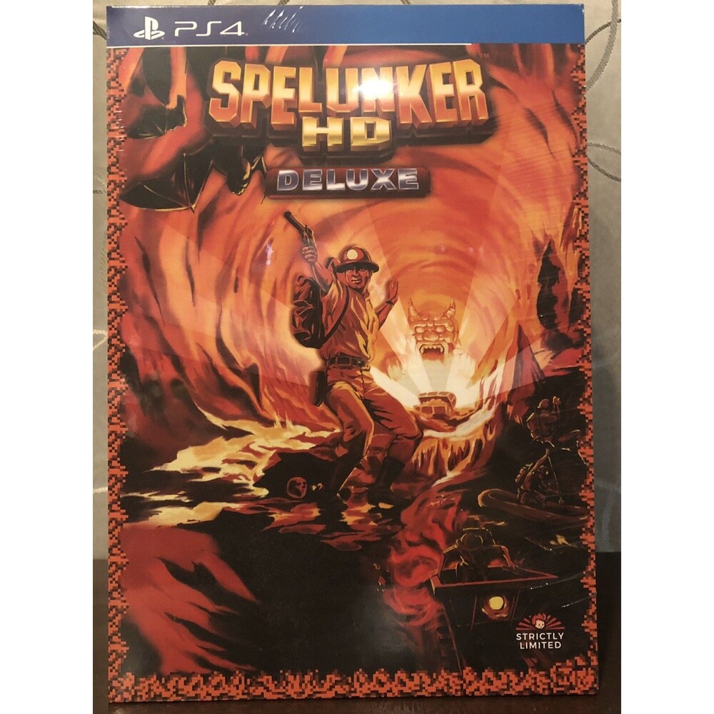 Spelunker HD Deluxe Collector Edition PS4 PlayStation 4 Strictly Limited Sealed